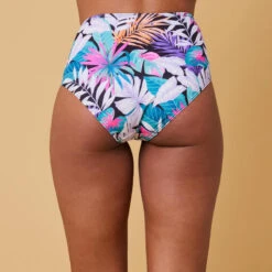 BAS DE MAILLOT DE BAIN DE SURF FEMME TAILLE HAUTE ROMI JIMA BLACK -Le Surf Boutique bas de maillot de bain de surf femme taille haute romi jima black 2