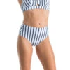 Bas De Maillot De Bain De Surf Femme Taille Haute ROMI MARIN BLANC GRIS FONCE -Le Surf Boutique bas de maillot de bain de surf femme taille haute romi marin blanc gris fonce