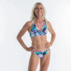 Bas De Maillot De Bain Femme ALY PALMDARK BLANC Forme Classique Aux Bords Fins -Le Surf Boutique bas de maillot de bain femme aly palmdark blanc forme classique aux bords fins 4