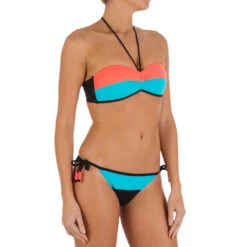 Bas De Maillot De Bain Femme Culotte Nouée SOFY COLOR BLOCK -Le Surf Boutique bas de maillot de bain femme culotte nouee sofy color block 8