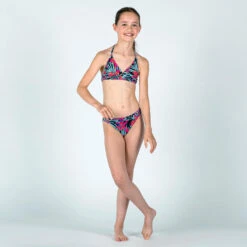 Bas De Maillot De Bain Fille - 100 Zeli Tropical Party Rose -Le Surf Boutique bas de maillot de bain fille 100 zeli tropical party rose 4