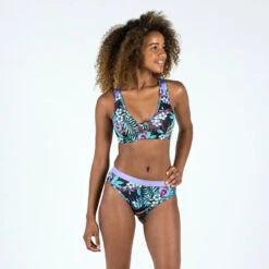 Bas De Maillot De Bain Fille - 900 Buddy Violet Turquoise -Le Surf Boutique bas de maillot de bain fille 900 buddy violet turquoise 2