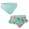 Bas De Maillot De Bain FILLETTE MENTHE MADI 100 2 Bas De Maillot De Bain FILLETTE MENTHE MADI 100 -Le Surf Boutique bas de maillot de bain fillette menthe madi 100