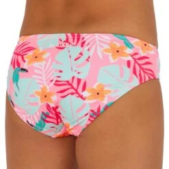 Bas De Maillot De Bain FILLETTE ROSE MADI 100 -Le Surf Boutique bas de maillot de bain fillette rose madi 100 3