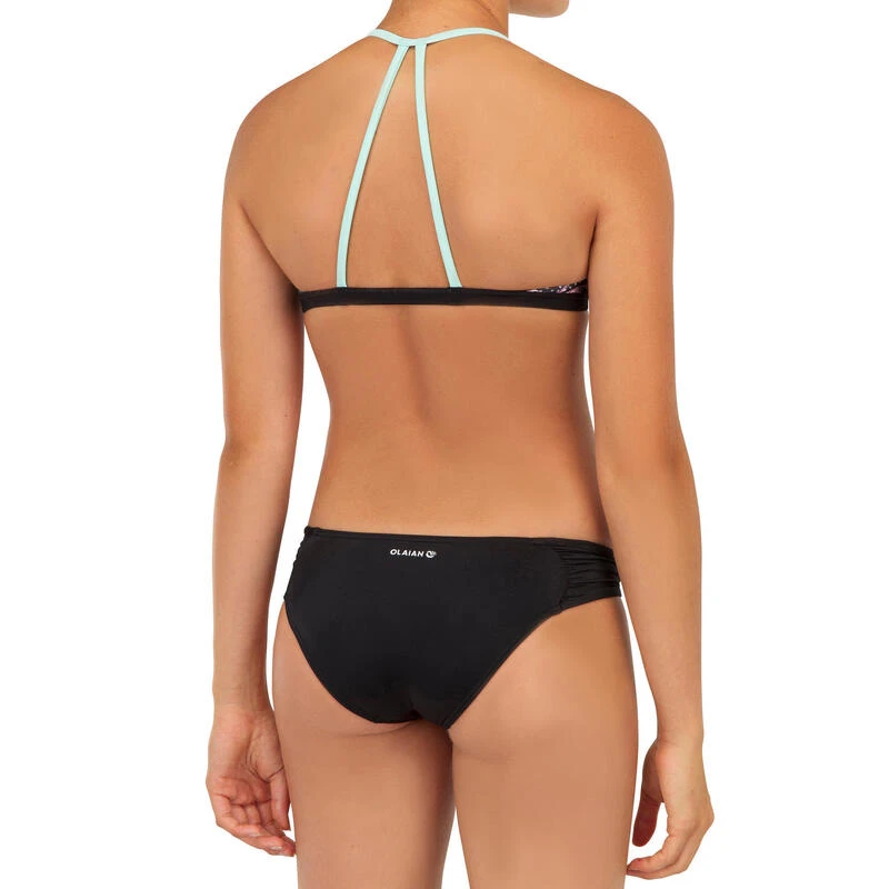 Bas De Maillot De Bain SURF FILLE NOIR MALOU 500 7 Bas De Maillot De Bain SURF FILLE NOIR MALOU 500 – Image 5