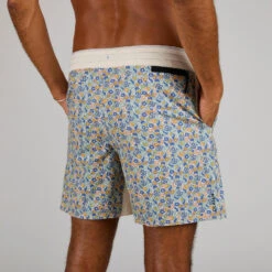 Boardshort Surf 500 17" JOY BEIGE -Le Surf Boutique boardshort surf 500 17 joy beige 3