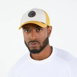 Tribord Casquette Bateau Sailing 500 Adulte Voile Beige Ocre