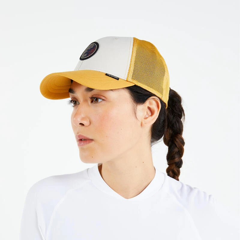 Tribord Casquette Bateau Sailing 500 Adulte Voile Beige Ocre 7 Tribord Casquette Bateau Sailing 500 Adulte Voile Beige Ocre – Image 5