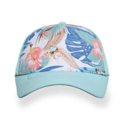 CASQUETTE TRUCKER SURF JUNIOR TURQUOISE -Le Surf Boutique casquette trucker surf junior turquoise 3