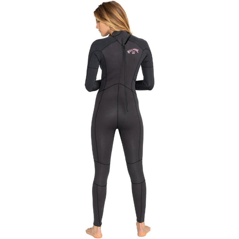 Billabong Combinaison De Surf 5/4mm Zip Dos - Noir - Launch - Femme 4 Billabong Combinaison De Surf 5/4mm Zip Dos - Noir - Launch - Femme – Image 2