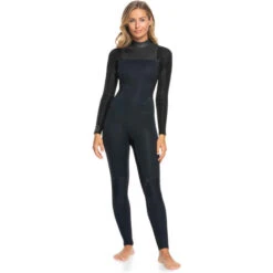 Roxy Combinaison De Surf Prologue 4/3mm GBS - Zip Au Dos - Noir Femmes -Le Surf Boutique combinaison de surf prologue 43mm gbs zip au dos noir femmes 5