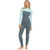 Roxy Combinaison De Surf Prologue 4/3mm GBS - Zip Au Dos Vert Femmes -Le Surf Boutique combinaison de surf prologue 43mm gbs zip au dos vert femmes