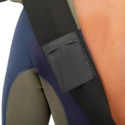 Combinaison SURF 500 Néoprène 3/2 Mm Homme Bleue Kaki -Le Surf Boutique combinaison surf 500 neoprene 32 mm homme bleue kaki 7