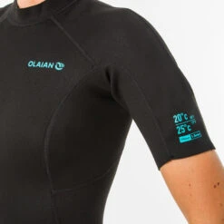 Combinaison Surf Shorty 100 Néoprène 1,5mm Femme Noire -Le Surf Boutique combinaison surf shorty 100 neoprene 15mm femme noire 6