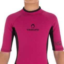 Tribord Combinaison Surf Shorty 100 Néoprène Enfant Violet -Le Surf Boutique combinaison surf shorty 100 neoprene enfant violet 6