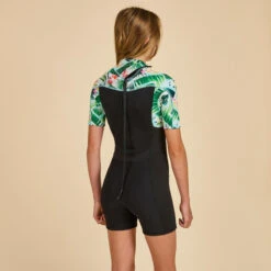 COMBINAISON SURF SHORTY 500 NEOPRENE 1.5MM FILLE NOIRE TIARE 14 COMBINAISON SURF SHORTY 500 NEOPRENE 1.5MM FILLE NOIRE TIARE -Le Surf Boutique combinaison surf shorty 500 neoprene 15mm fille noire tiare 2