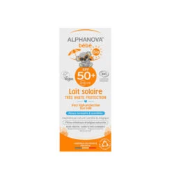 Crème Solaire Bébé ALPHANOVA BIO SPF50+