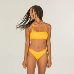 HAUT DE MAILLOT DE BAIN BANDEAU LAURA JAUNE AVEC COQUES AMOVIBLES 11 HAUT DE MAILLOT DE BAIN BANDEAU LAURA JAUNE AVEC COQUES AMOVIBLES -Le Surf Boutique haut de maillot de bain bandeau laura jaune avec coques amovibles 1