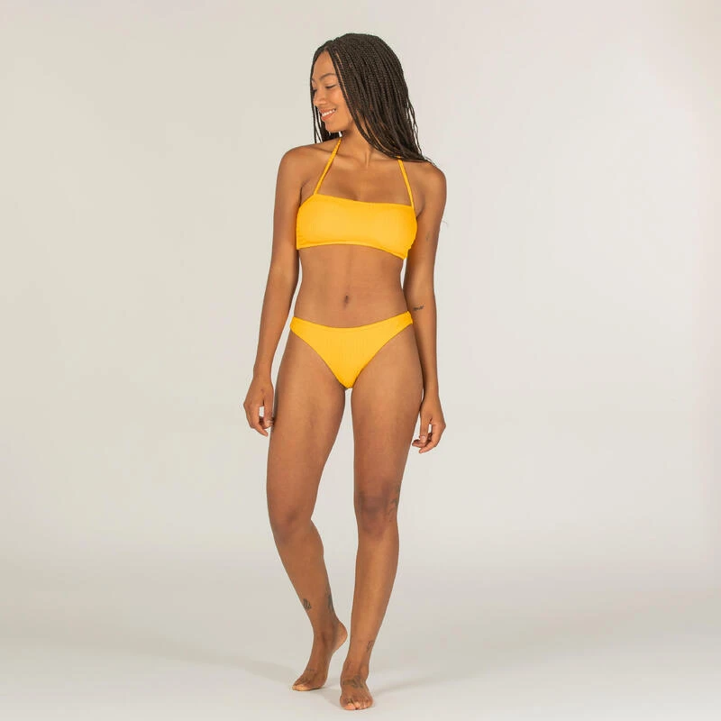 HAUT DE MAILLOT DE BAIN BANDEAU LAURA JAUNE AVEC COQUES AMOVIBLES 6 HAUT DE MAILLOT DE BAIN BANDEAU LAURA JAUNE AVEC COQUES AMOVIBLES – Image 4