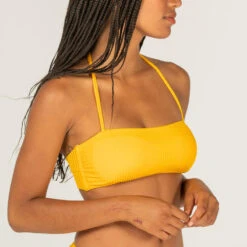 HAUT DE MAILLOT DE BAIN BANDEAU LAURA JAUNE AVEC COQUES AMOVIBLES 14 HAUT DE MAILLOT DE BAIN BANDEAU LAURA JAUNE AVEC COQUES AMOVIBLES -Le Surf Boutique haut de maillot de bain bandeau laura jaune avec coques amovibles 4