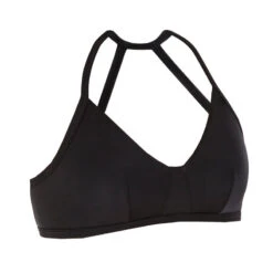 Haut De Maillot De Bain BRASSIERE CARO NOIRE Avec Dos Structuré Et Réglable -Le Surf Boutique haut de maillot de bain brassiere caro noire avec dos structure et reglable 2