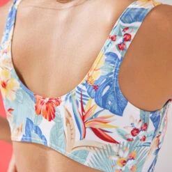 HAUT DE MAILLOT DE BAIN BRASSIERE LANA FILLE 500 GLORY WHITE -Le Surf Boutique haut de maillot de bain brassiere lana fille 500 glory white 1