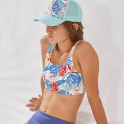 HAUT DE MAILLOT DE BAIN BRASSIERE LANA FILLE 500 GLORY WHITE -Le Surf Boutique haut de maillot de bain brassiere lana fille 500 glory white 2