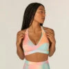 Haut De Maillot De Bain Femme Brassière De Surf ANA BLUR PINK -Le Surf Boutique haut de maillot de bain femme brassiere de surf ana blur pink