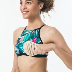 Haut De Maillot De Bain Femme Brassière Surf ANDREA PAGI Avec Coques Hydrophobes -Le Surf Boutique haut de maillot de bain femme brassiere surf andrea pagi avec coques hydrophobes 4