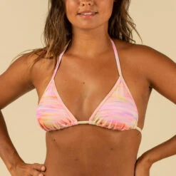 HAUT DE MAILLOT DE BAIN FEMME TRIANGLE COULISSANT AVEC COQUES SALTY -Le Surf Boutique haut de maillot de bain femme triangle coulissant avec coques salty 3