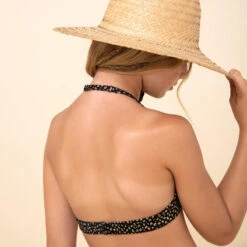 HAUT DE MAILLOT DE BAIN FOULARD FILLE 100 NOIR 18 HAUT DE MAILLOT DE BAIN FOULARD FILLE 100 NOIR -Le Surf Boutique haut de maillot de bain foulard fille 100 noir 6