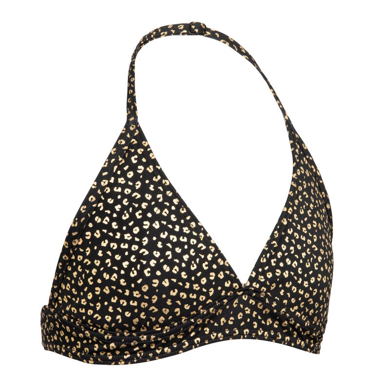 HAUT DE MAILLOT DE BAIN FOULARD FILLE 100 NOIR 11 HAUT DE MAILLOT DE BAIN FOULARD FILLE 100 NOIR – Image 9