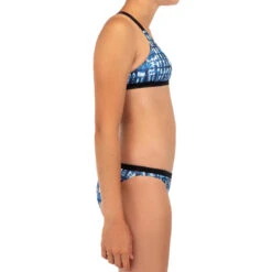 HAUT DE MAILLOT DE BAIN SURF FILLE BRASSIÈRE BLEU BONDI 500 14 HAUT DE MAILLOT DE BAIN SURF FILLE BRASSIÈRE BLEU BONDI 500 -Le Surf Boutique haut de maillot de bain surf fille brassiere bleu bondi 500 5