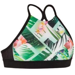 HAUT DE MAILLOT DE BAIN SURF FILLE BRASSIERE VERT BAHA 900 -Le Surf Boutique haut de maillot de bain surf fille brassiere vert baha 900 5