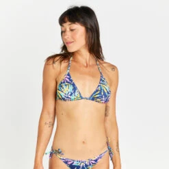 Haut De Maillot De Bain Triangle Femme - Mae Cuty Bleu -Le Surf Boutique haut de maillot de bain triangle femme mae cuty bleu 1