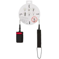 Leash Surf 8' (240 Cm) Diamètre 7 Mm Noir -Le Surf Boutique leash surf 8 240 cm diametre 7 mm noir 8