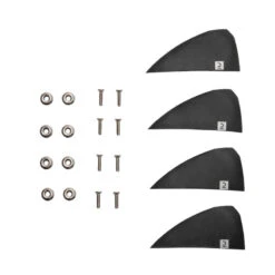LOT De 4 AILERONS UNIVERSELS Pour PLANCHE DE KITESURF Type TWIN TIP