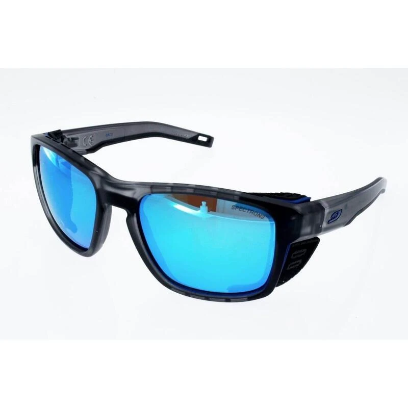 Lunettes De Soleil Julbo Shield M Gris Bleu, Coques Amovibles 3 Lunettes De Soleil Julbo Shield M Gris Bleu, Coques Amovibles