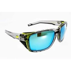 Lunettes De Soleil Julbo Shield M Gris Bleu Polarisé , Coques Amovibles -Le Surf Boutique lunettes de soleil julbo shield m gris bleu polarise coques amovibles 2