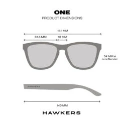 HAWKERS Lunettes De Soleil Pour Homme Et Femme ONE CARBON Black Daylight -Le Surf Boutique lunettes de soleil pour homme et femme one carbon black daylight 5