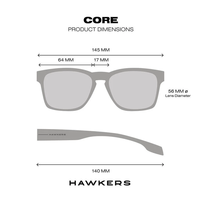 HAWKERS Lunettes De Soleil Pour Homme Et Femme POLARIZED CORE Carbon Black 8 HAWKERS Lunettes De Soleil Pour Homme Et Femme POLARIZED CORE Carbon Black – Image 6