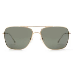 Lunettes De Soleil STACK Or, Polarisés VERT - Cat.3 - MUNDAKA -Le Surf Boutique lunettes de soleil stack or polarises vert cat3 mundaka 2