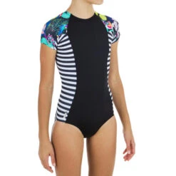 Maillot De Bain 1 Pièce Bleu Corail -Le Surf Boutique maillot de bain 1 piece bleu corail 1