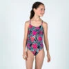 Maillot De Bain 1 Pièce Fille - 100 Hiloe Tropical Party Rose -Le Surf Boutique maillot de bain 1 piece fille 100 hiloe tropical party rose