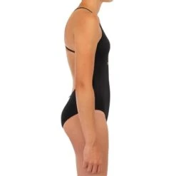MAILLOT DE BAIN 1 PIECE FILLE 100 NOIR -Le Surf Boutique maillot de bain 1 piece fille 100 noir 2