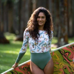 Maillot De Bain 1 Pièce Manches Longues Femme - Mary Belly Blanc 9 Maillot De Bain 1 Pièce Manches Longues Femme - Mary Belly Blanc -Le Surf Boutique maillot de bain 1 piece manches longues femme mary belly blanc 1