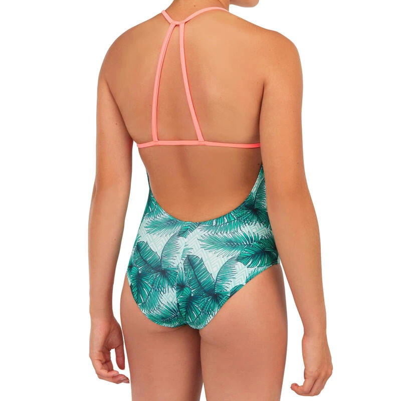 Maillot De Bain 1 Pièce SURF FILLE VERT HIMAE 500 5 Maillot De Bain 1 Pièce SURF FILLE VERT HIMAE 500 – Image 3