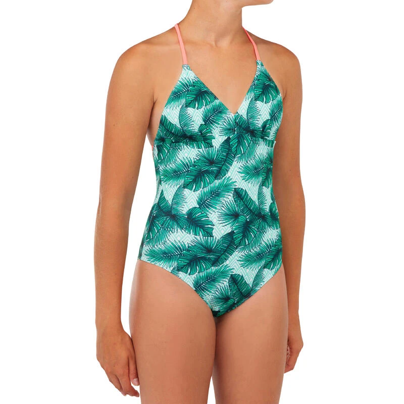 Maillot De Bain 1 Pièce SURF FILLE VERT HIMAE 500 3 Maillot De Bain 1 Pièce SURF FILLE VERT HIMAE 500