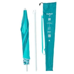 Decathlon PARASOL DE PLAGE PARUV 160 UPF 50+ 2 PLACES - Bleu Vert 16 Decathlon PARASOL DE PLAGE PARUV 160 UPF 50+ 2 PLACES - Bleu Vert -Le Surf Boutique parasol de plage paruv 160 upf 50 2 places bleu vert 5