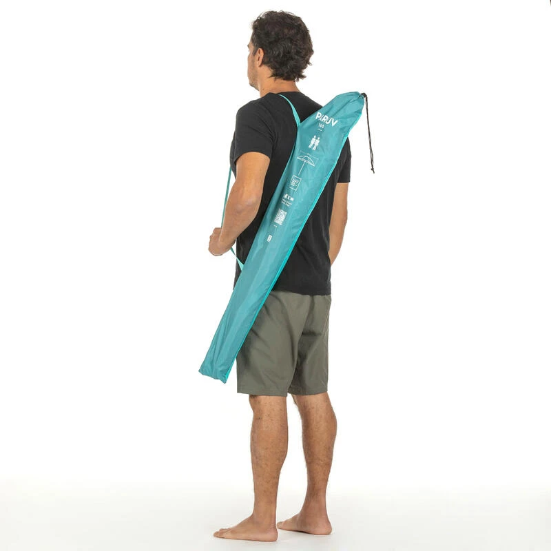 Decathlon PARASOL DE PLAGE PARUV 160 UPF 50+ 2 PLACES - Bleu Vert 10 Decathlon PARASOL DE PLAGE PARUV 160 UPF 50+ 2 PLACES - Bleu Vert – Image 8